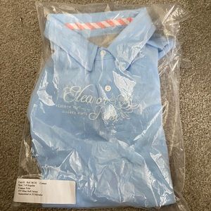 Eleanor Rose Blue Bunny Polo NEW size 7-8